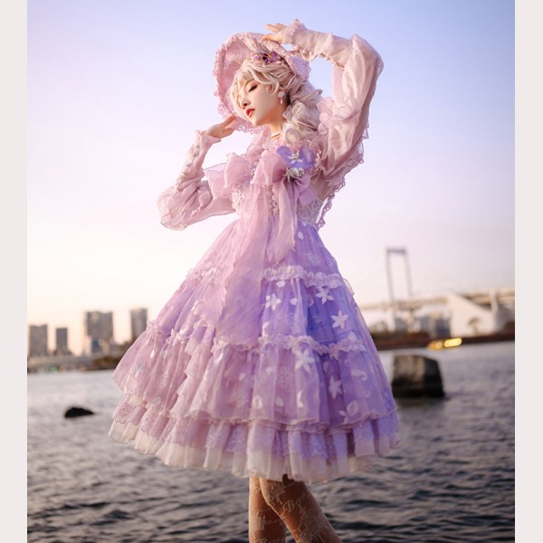 Sea Moon Cross Classic Lolita Style Dress JSK (ZS01)